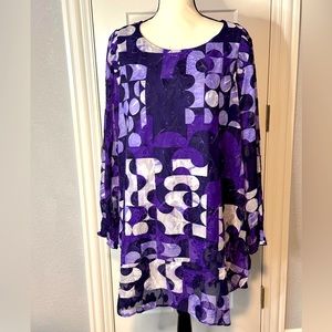 Alfani Purple Tunic
